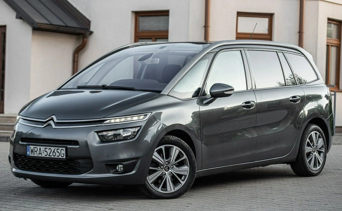 Citroen C4 Grand Picasso cena 45700 przebieg: 211400, rok produkcji 2015 z Lidzbark małe 379